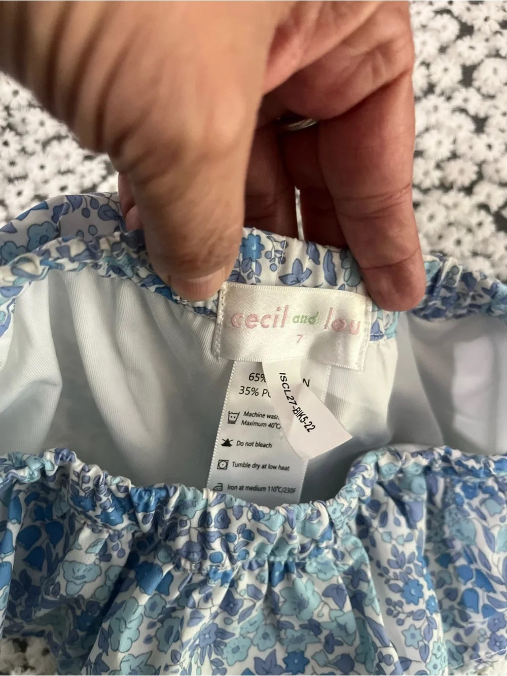 Cecil and Lou Floral Ruffled Swim Bottom - Picture 10 of 13